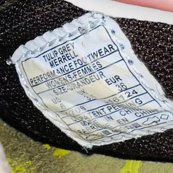 Merrell Tulip Grey Wedge 2-Tone Grey / Brown Women's 6 - Picture 10 of 11